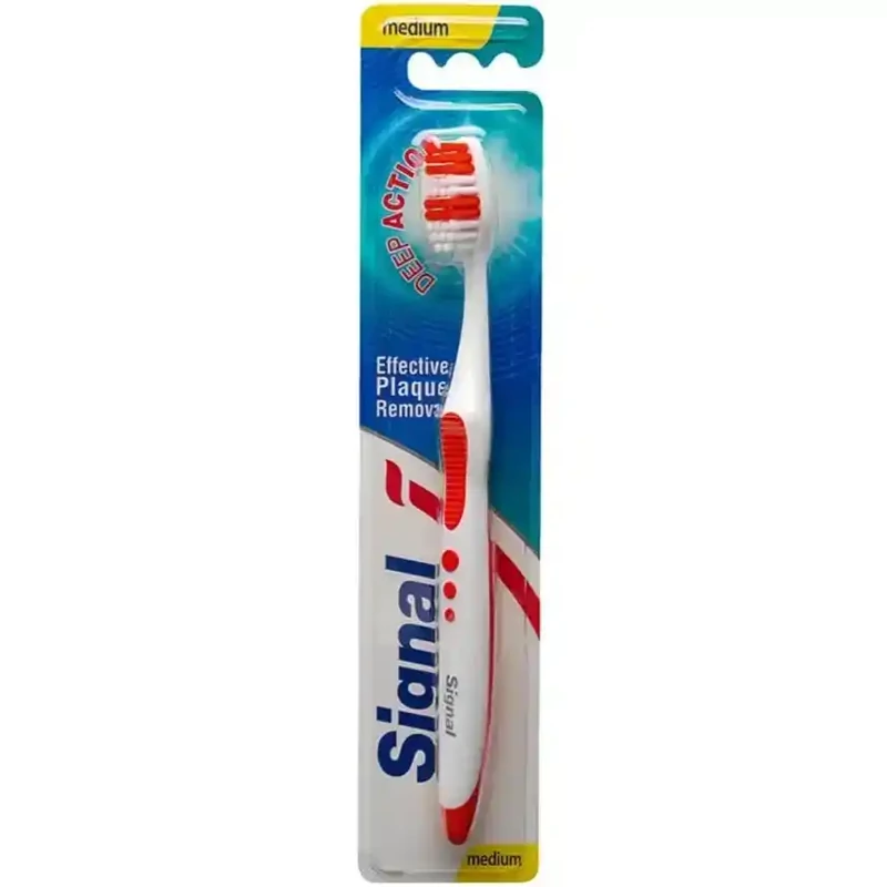 مسواک سیگنال مدل دیپ اکشن سایز متوسط Signal Deep Action Medium Toothbrus
