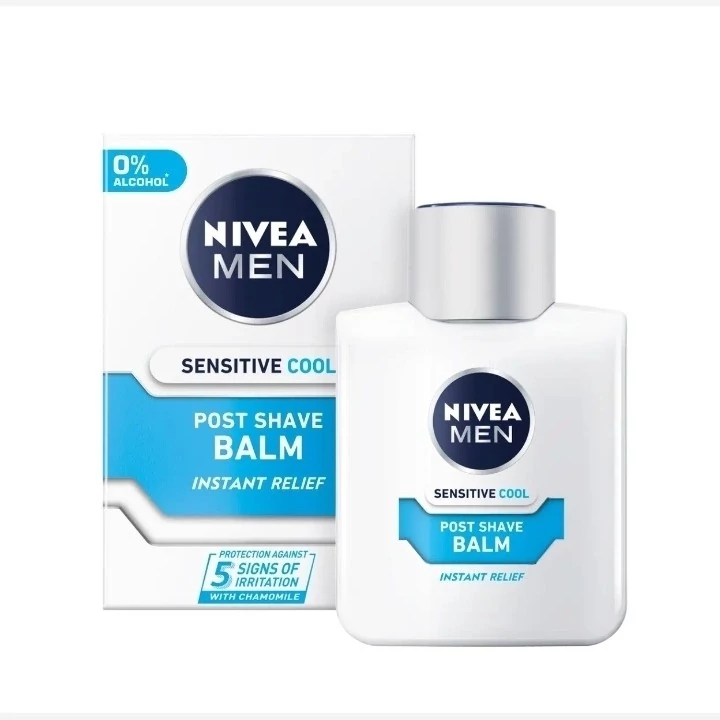 بالم افتر شیو نیوآ مدل Sensitive Cool مردانه حاوی عصاره بابونه حجم 100 میل اروپایی