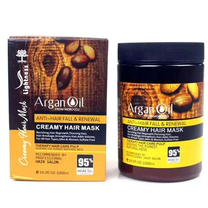 ماسک مو لایتنس مدل روغن آرگان تقویت کننده
