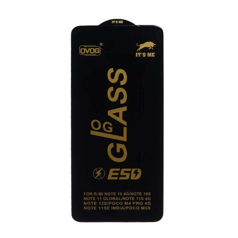 گلس گوشی شیشه ای OVOG درجه یک مدل Full Cover OG ESD اورجینال برای Galaxy A15 / F15 / M15 کد 92202