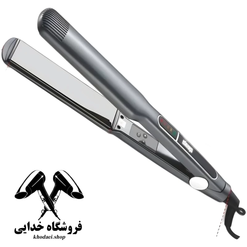 اتو مو کراتینه دی اس پی مدلDSP-11244 اورجینال (مناسب مصارف حرفه ای) صافی عالی(به همراه دستکش محافظ درون پکیج) راشل گالری