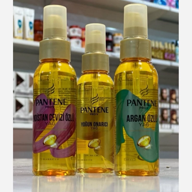روغن مو پنتن PANTENE روغن آرگان روغن نارگیل روغن کراتین روغن مو pro-v سرم مو