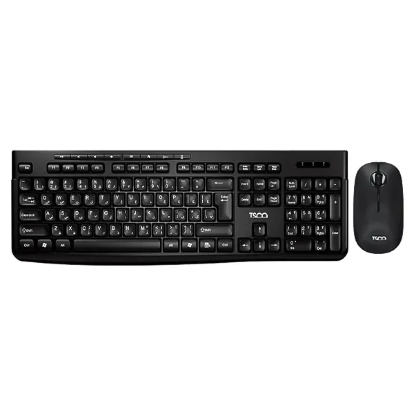 ماوس و کیبورد بی سیم تسکو مدل TKM 7027W