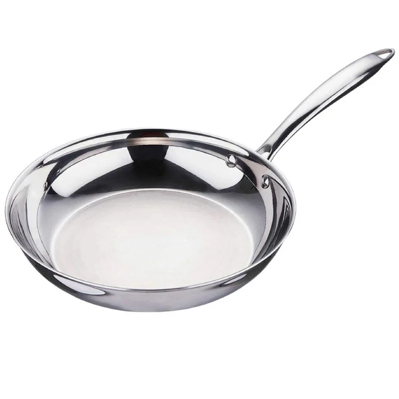 ماهی تابه تک دسته استیل 22 سانتی عرشیا مدل SS160-3564