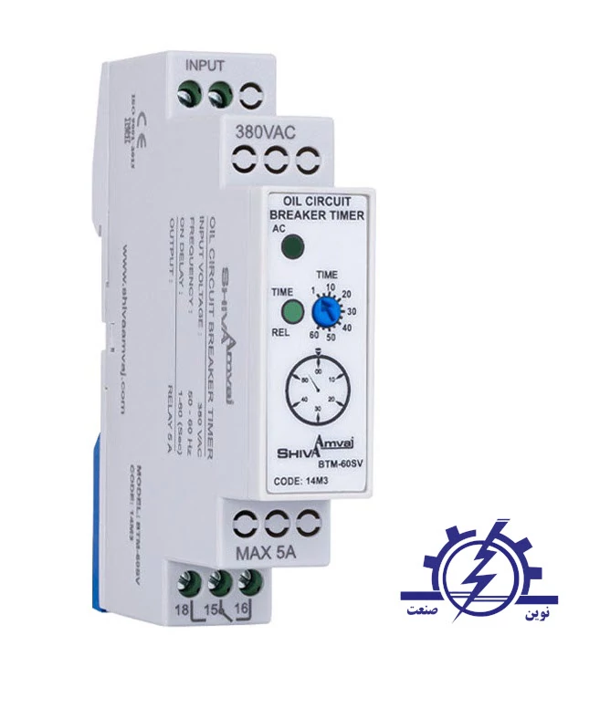 تایمر کلید روغنی سری M شیوا امواج مدل BTM-60SV