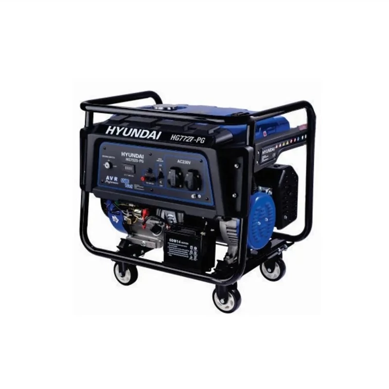 موتور برق هیوندای 7.7 کیلو وات بنزینی مدلHG7727-PG - کیفیت عالی