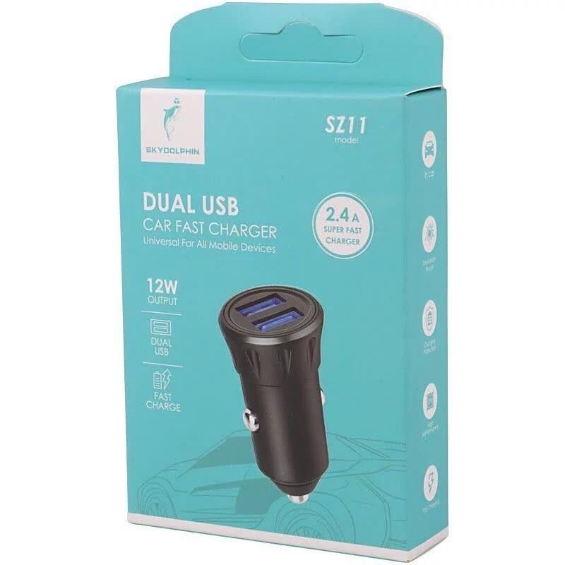 شارژر فندکی 12 وات اسکای دلفین SZ11