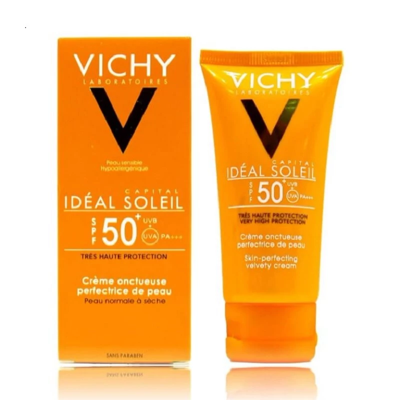 ضد آفتاب ویشی سری Ideal Soleil مدل Dry Touch حجم 50 میلی لیتر