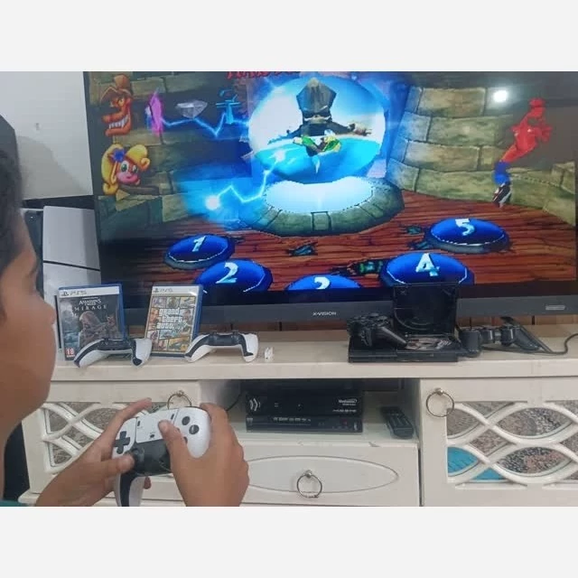 کنسول بازی گیم استیک پرو طرح ps5 مدل Game stick 4K Ultra