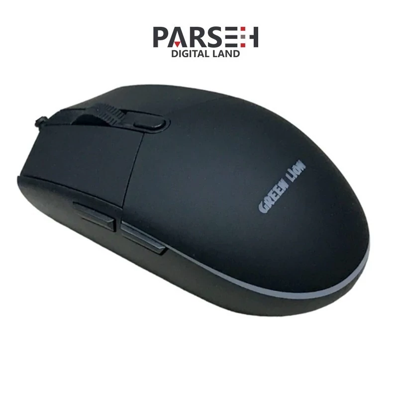 ماوس سیمی گیمینگ گرین لاین Green Lion مدل GL-WM8 با نور RGB