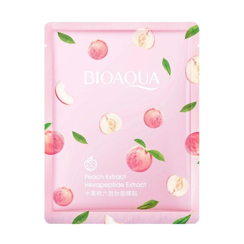 ماسک ورقه ای صورت بیواکوا BIOAQUA آبرسان روشن کننده ضد چروک