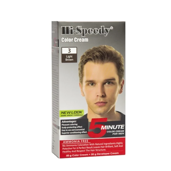 کیت رنگ مو آقایان های اسپیدی 03 LIGHT BROWN