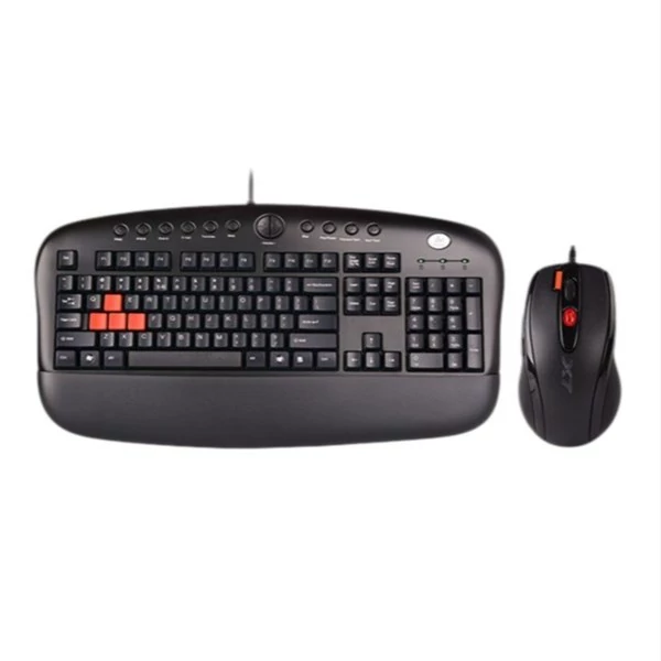 موس و کیبورد سیمی ای فورتک مدل A4TECH KX-2810BK