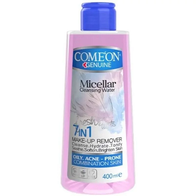 آب پاک کننده آرایش صورت کامان مدل OILY SKIN حجم 400 میلی لیتر