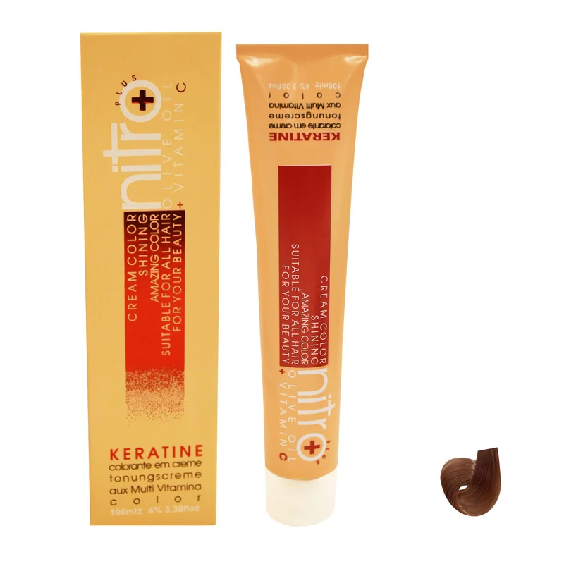 رنگ مو نیترو پلاس مدل Keratine شماره 1.1 حجم 100 میلی لیتر رنگ مشکی پر کلاغی