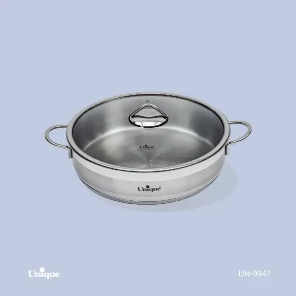تابه دو دسته استیل 32 یونیک کد UN-9947 (پس کرایه)