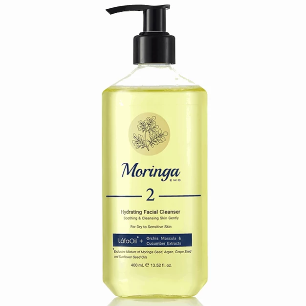ژل شستشو و آبرسان صورت مورینگا 2 مناسب پوست خشک و حساس 200ml | آلور استور