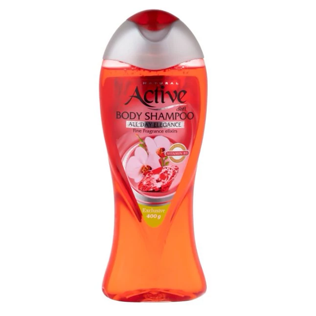 شامپو بدن اکتیو Active مدل Red رنگ قرمز وزن 400 گرم