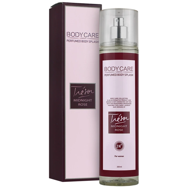 بادی اسپلش زنانه میدنایت رز بادی کر Body Care Body Splash Midnight Rose حجم 250 میل