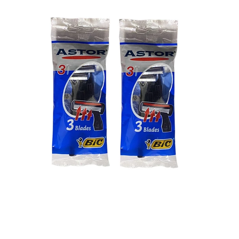 خود تراش بیک مدل astor 3 بسته 3 عددی