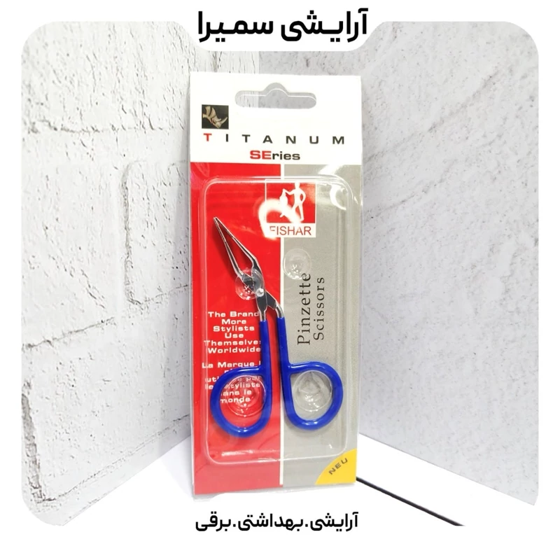 موچین استیل دکمه دار تیتانیوم TITANUM