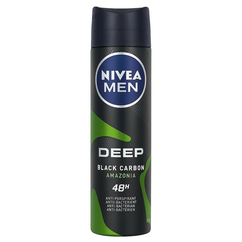 اسپری ضد تعریق نیوآ مدل Deep Black Carbon Amazonia مردانه 150 میلی لیتر