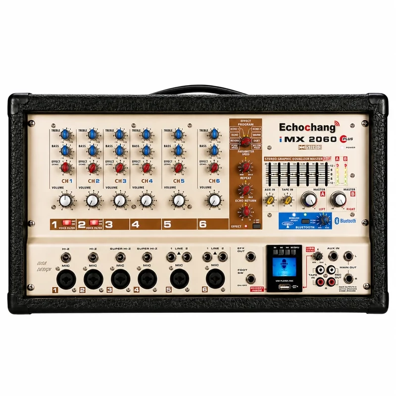 پاور میکسر اکوچنگ EchoChang مدل IMX2060 PLUS