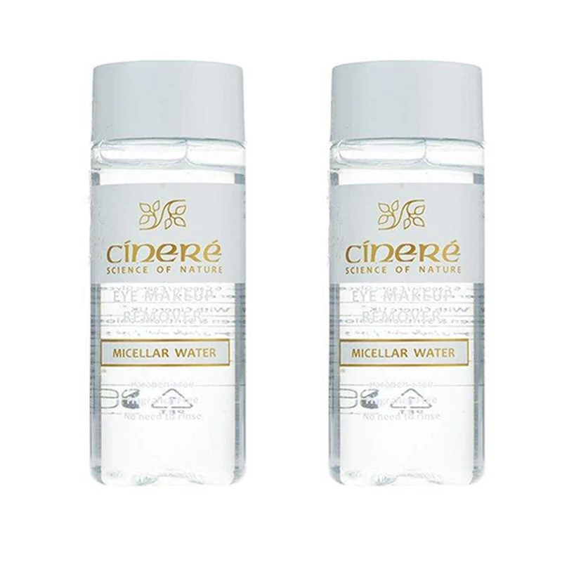 لوسیون پاک کننده آرایش چشم سینره مدل Micellar حجم 120 میلی لیتر مجموعه دو عددی