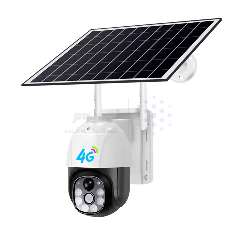دوربین خورشیدی سیم کارتی پلاک خوان زوم دار V380 مدل VC-6DL