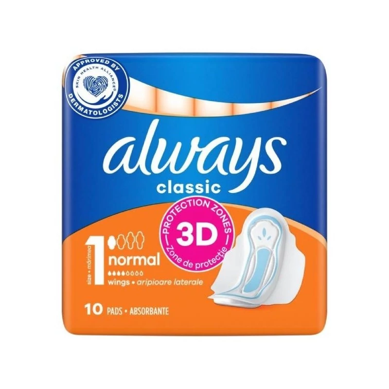 نوار بهداشتی سایز 2 آلویز Always بسته 9عددی مدل 3D Protection