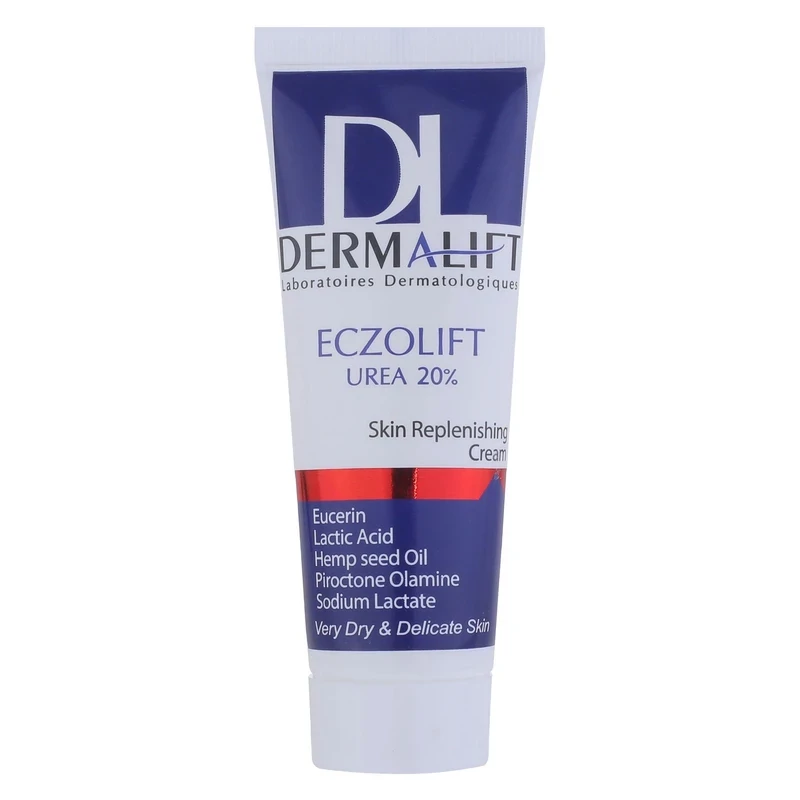 کرم مرطوب کننده بدن درمالیفت مدل ECZOLIFT UREA 20% مناسب پوستهای خشک حجم 40 میلی لیتر
