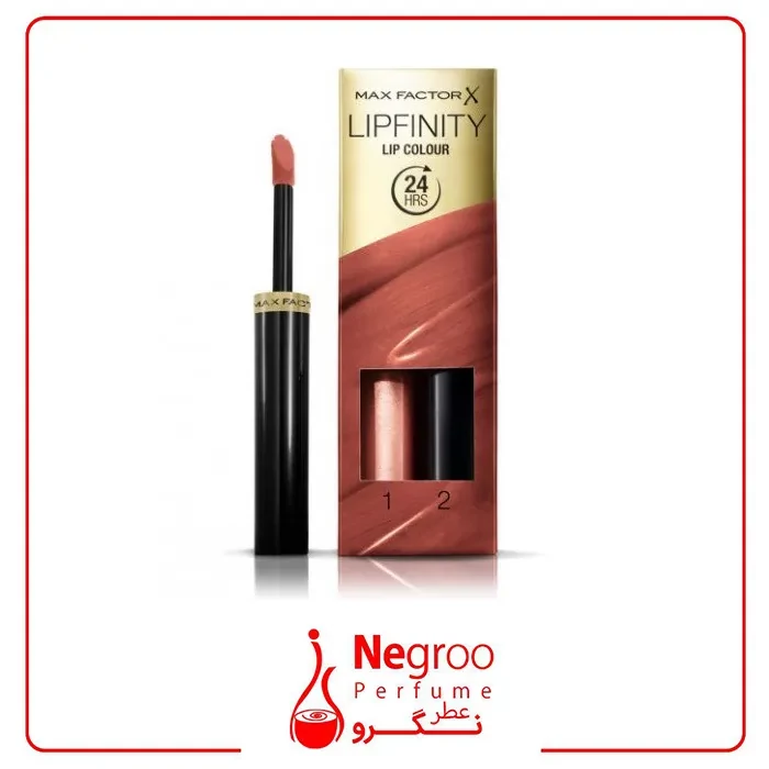رژ لب بادوام مکس فکتور  Max factor LIPFINITY LIP/اورجینال-رنگبندی
