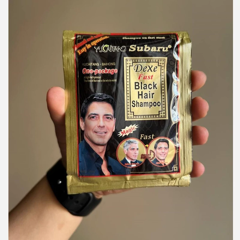 شامپو رنگ مو مشکی