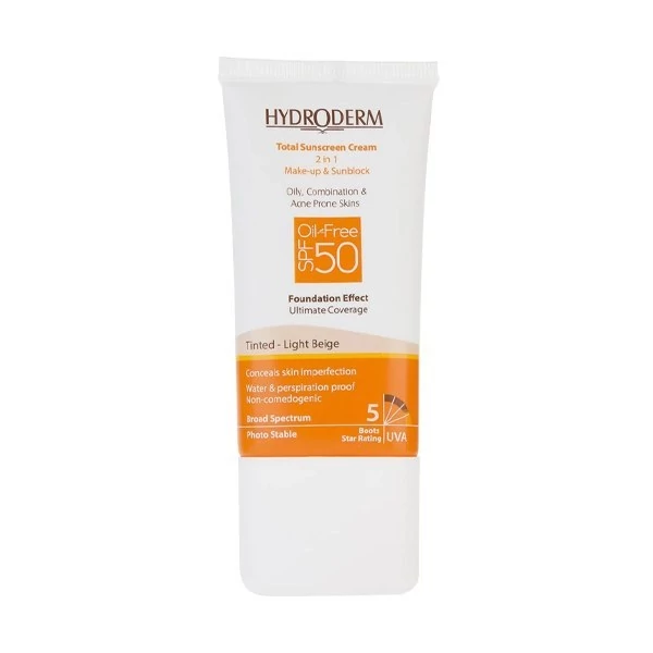 لوسیون ضدآفتاب هیدرودرم سری فاقد چربی SPF30، حجم 75 میلی لیتر