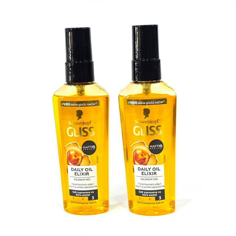 سرم ترمیم کننده مو خشک و آسیب دیده Gliss مدل Daily Oil Elixir حجم 75 میلی لیتر