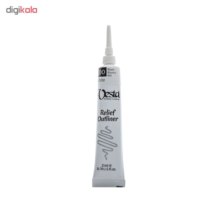 خمیر دورگیر وستا مدل White 200 حجم 21 میلی لیتر D7F