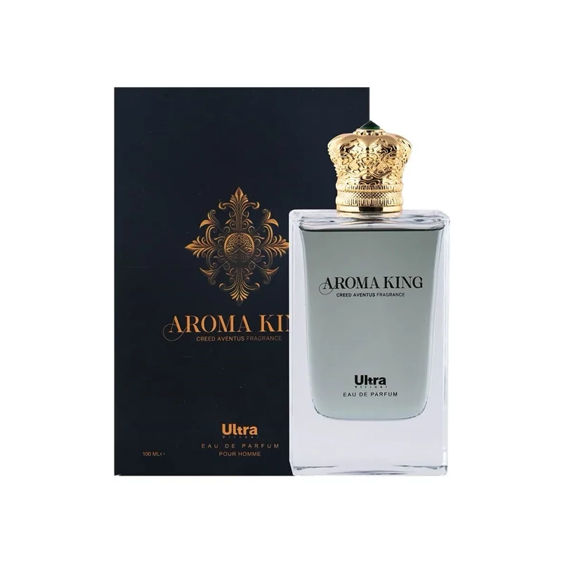 ادوپرفیوم مردانه اولترا ویرچوآل مدل Creed Aventus Aroma King حجم 100 میلی لیتر