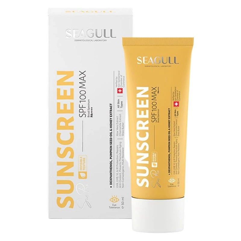 کرم ضد آفتاب سی گل SPF100 انواع پوست بی رنگ