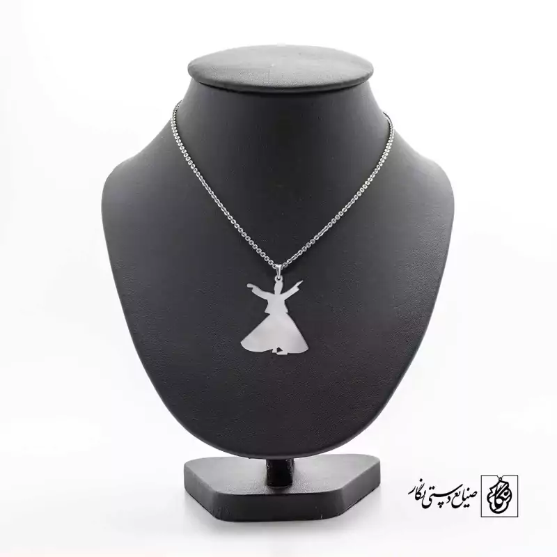 گردنبند رقص سما کد 40123  (استیل ضدحساسیت)