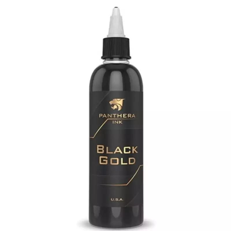 رنگ تاتو پنترا بلک گلد 10 میل PANTHERA BLAK GOLD
