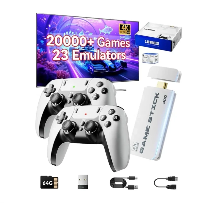 کنسول بازی game stick (گیم استیک)اورجینال با مموری 64 تایوانی اصلی Lite