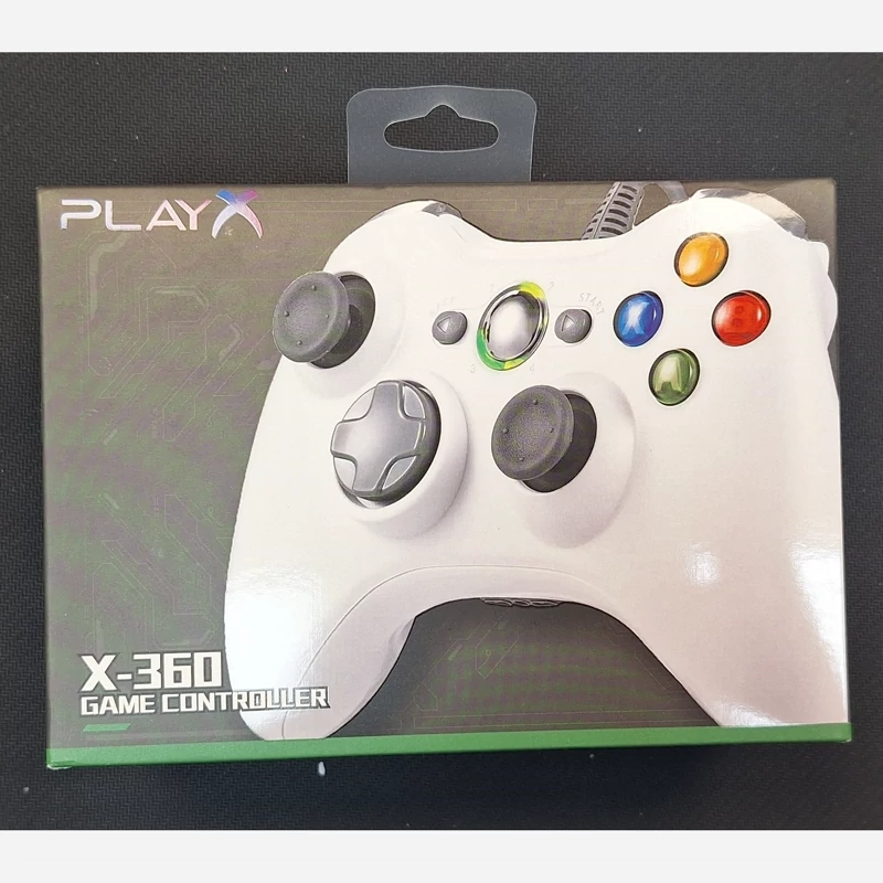 دسته بازی با سیم مدل Xbox 360 برای کامپیوتر و 360