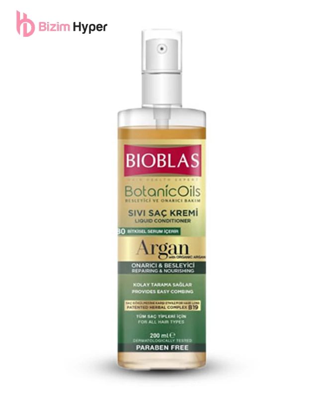 اسپری دوفاز حاوی روغن آرگان بیوبلاس Bioblas