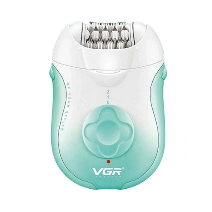 اپیلاتور صورت و بدن ( پک 6 عددی ) وی جی آر V-727 شارژی موکن اپیلیدی و ماشین اصلاح 727 (خرید عمده شیور گناوه مارکت )