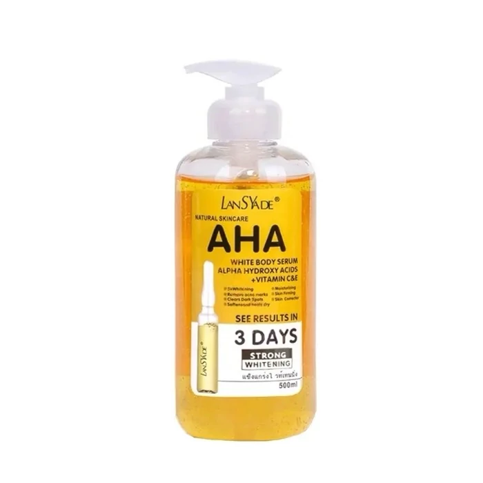 سرم AHA لنسیاد 500 میل روشن کننده پوست و ضد لک