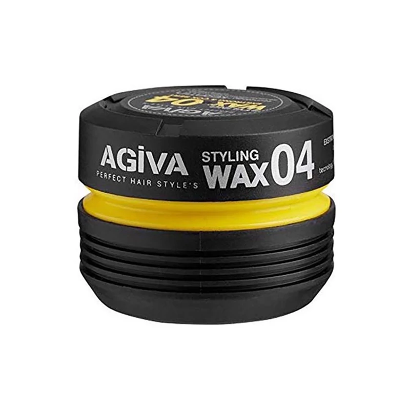 واکس مو آگیوا مدل 04 (Agiva Styling Wax 04) حالت دهنده ی حرفه ای با قدرت نگهداری خیلی قوی (Extra Strong  cok Sert)