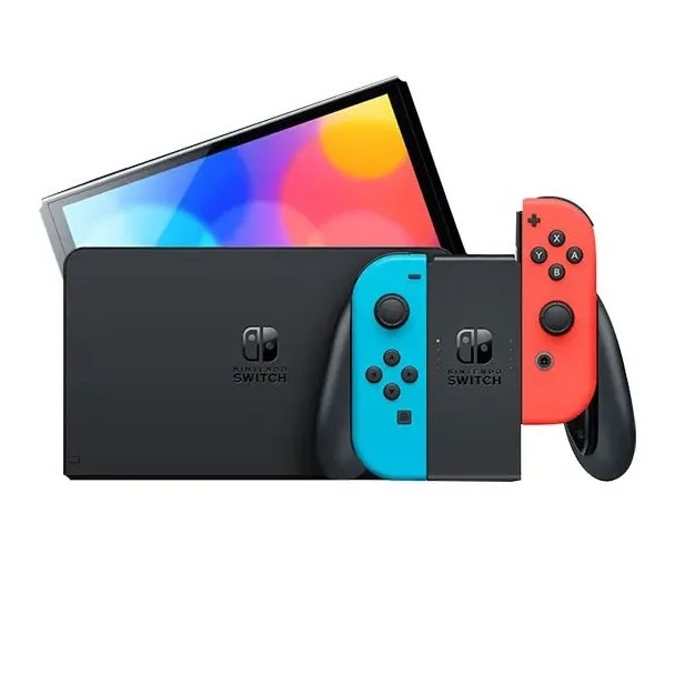کنسول بازی نینتدو سوییچ Nintendo Switch Oled Model Neon Red Neon Blue Set