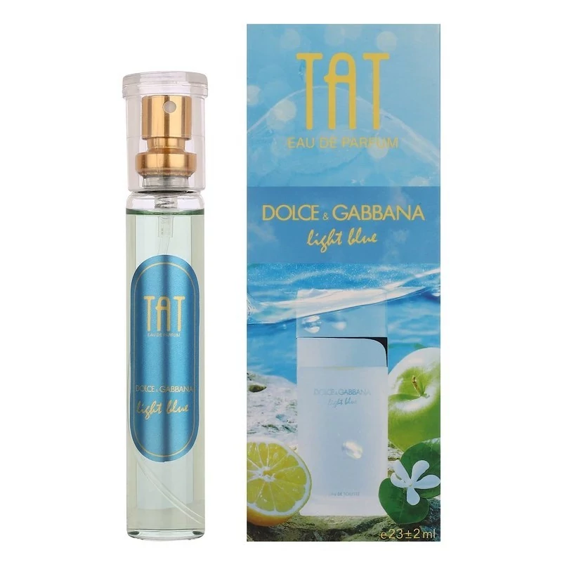 عطر جیبی مردانه مدل Light Blue Dolce Gabbana با رایحه تند تات (25ml)