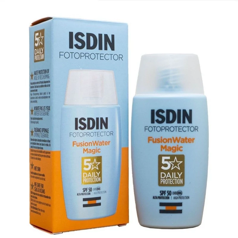 کرم ضد آفتاب انتی اکسیدان فیوژن واتر مجیک SPF 50 ایزدین