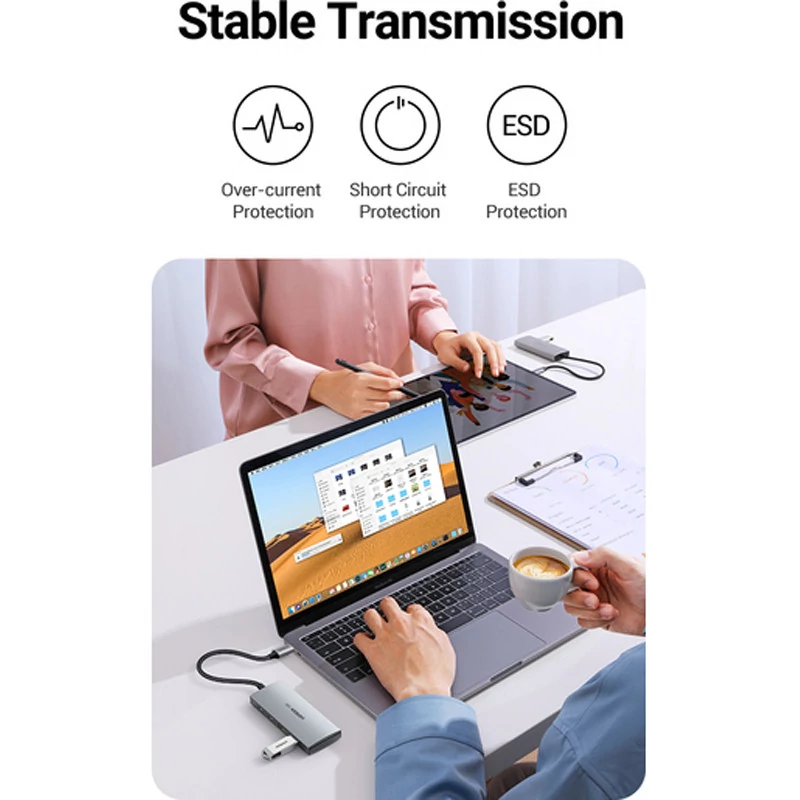 هاب 4 پورت یوگرین مدل CM480-30758